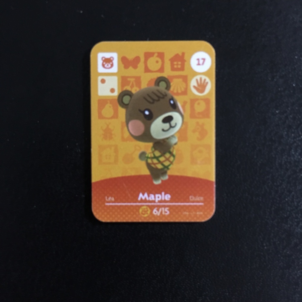 MINI FANMADE Animal Crossing Amiibo Card NFC Maple